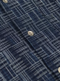 Samurai Jeans SOS22-S03 Natural Indigo Ichimatsu Shirt Koushi NEW ARRIVALS 38 Samurai Jeans SOS22-S03 Natural Indigo Ichimatsu Shirt Koushi NEW ARRIVALS