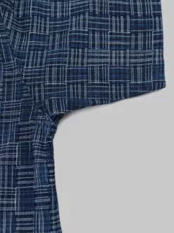 Samurai Jeans SOS22-S03 Natural Indigo Ichimatsu Shirt Koushi NEW ARRIVALS 43 Samurai Jeans SOS22-S03 Natural Indigo Ichimatsu Shirt Koushi NEW ARRIVALS