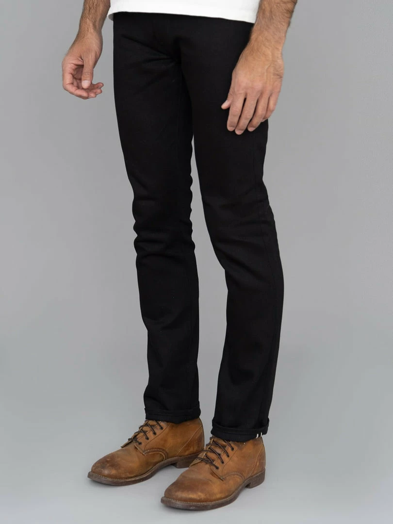 Stevenson Overall Co. Big Sur 210 12oz Slim Tapered Jeans Solid Black 5 Stevenson Overall Co. Big Sur 210 12oz Slim Tapered Jeans Solid Black