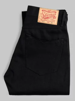 Stevenson Overall Co. Big Sur 210 12oz Slim Tapered Jeans Solid Black 36 Stevenson Overall Co. Big Sur 210 12oz Slim Tapered Jeans Solid Black