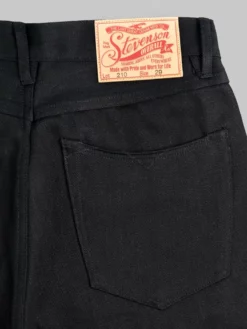 Stevenson Overall Co. Big Sur 210 12oz Slim Tapered Jeans Solid Black 39 Stevenson Overall Co. Big Sur 210 12oz Slim Tapered Jeans Solid Black