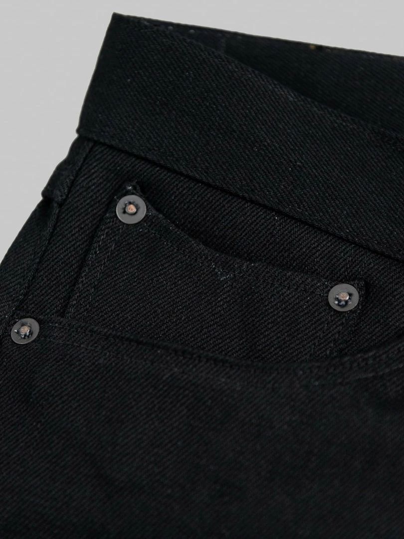 Stevenson Overall Co. Big Sur 210 12oz Slim Tapered Jeans Solid Black 21 Stevenson Overall Co. Big Sur 210 12oz Slim Tapered Jeans Solid Black