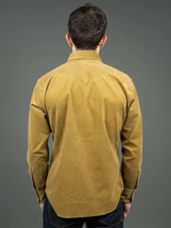 Stevenson Overall Co. Cody Shirt Beige Corduroy
