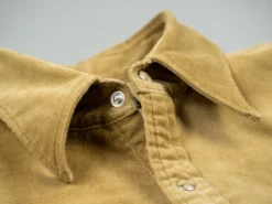 Stevenson Overall Co. Cody Shirt Beige Corduroy