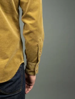 Stevenson Overall Co. Cody Shirt Beige Corduroy