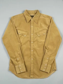 Stevenson Overall Co. Cody Shirt Beige Corduroy