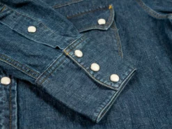 Stevenson Overall Co. Cody Shirt Faded Indigo 44 Stevenson Overall Co. Cody Shirt Faded Indigo