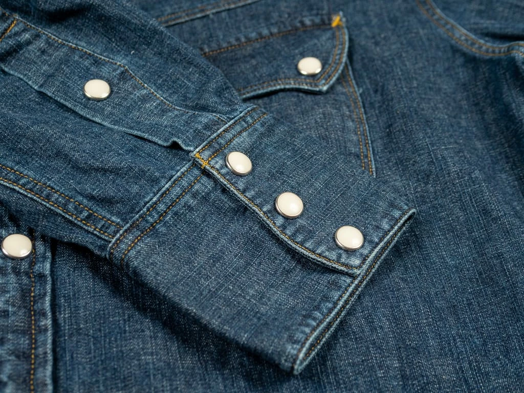 Stevenson Overall Co. Cody Shirt Faded Indigo 17 Stevenson Overall Co. Cody Shirt Faded Indigo