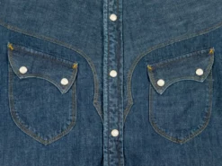 Stevenson Overall Co. Cody Shirt Faded Indigo 41 Stevenson Overall Co. Cody Shirt Faded Indigo