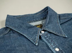 Stevenson Overall Co. Cody Shirt Faded Indigo 40 Stevenson Overall Co. Cody Shirt Faded Indigo