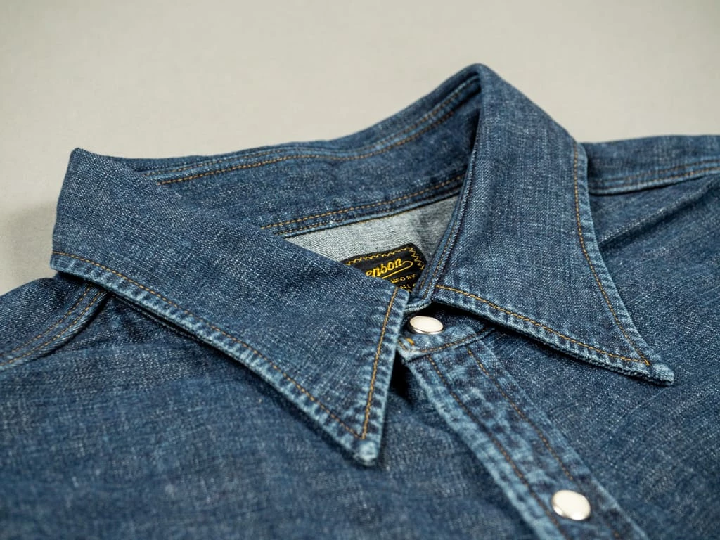 Stevenson Overall Co. Cody Shirt Faded Indigo 13 Stevenson Overall Co. Cody Shirt Faded Indigo