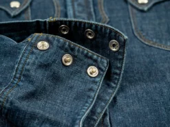 Stevenson Overall Co. Cody Shirt Faded Indigo 48 Stevenson Overall Co. Cody Shirt Faded Indigo