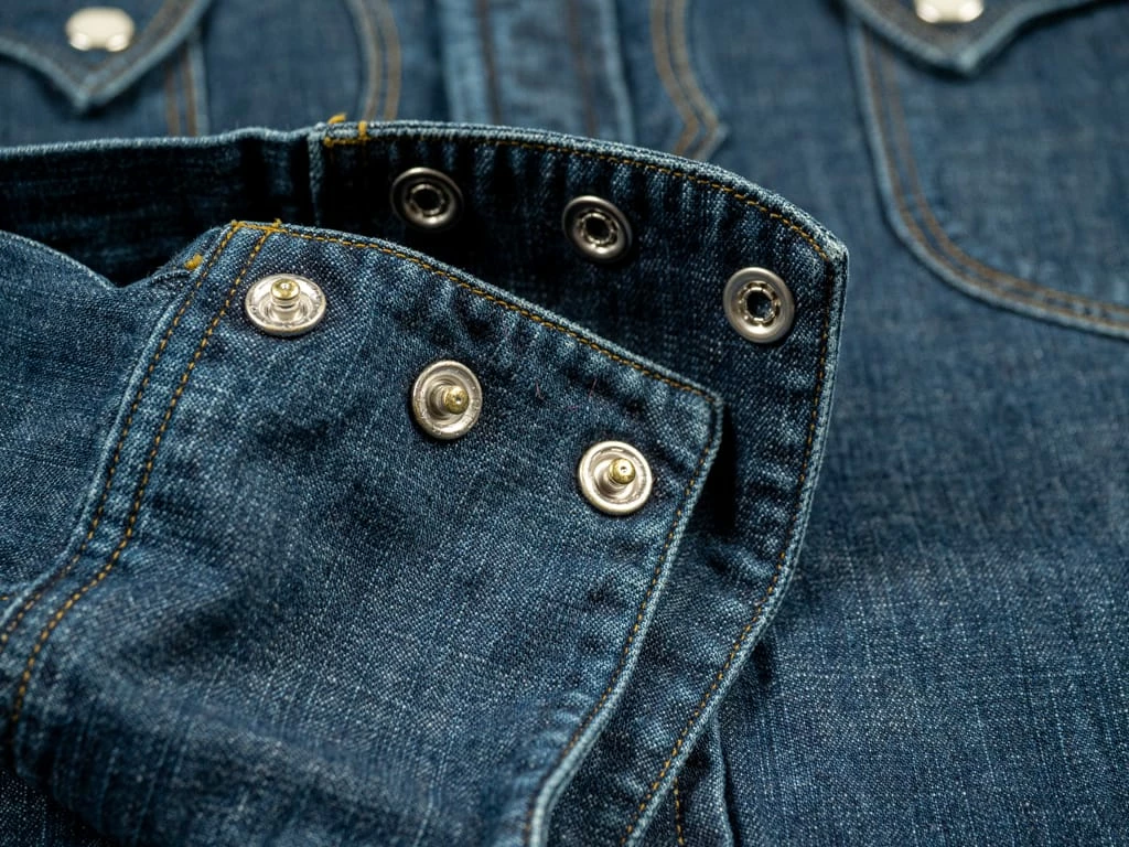 Stevenson Overall Co. Cody Shirt Faded Indigo 21 Stevenson Overall Co. Cody Shirt Faded Indigo