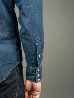 Stevenson Overall Co. Cody Shirt Faded Indigo 36 Stevenson Overall Co. Cody Shirt Faded Indigo
