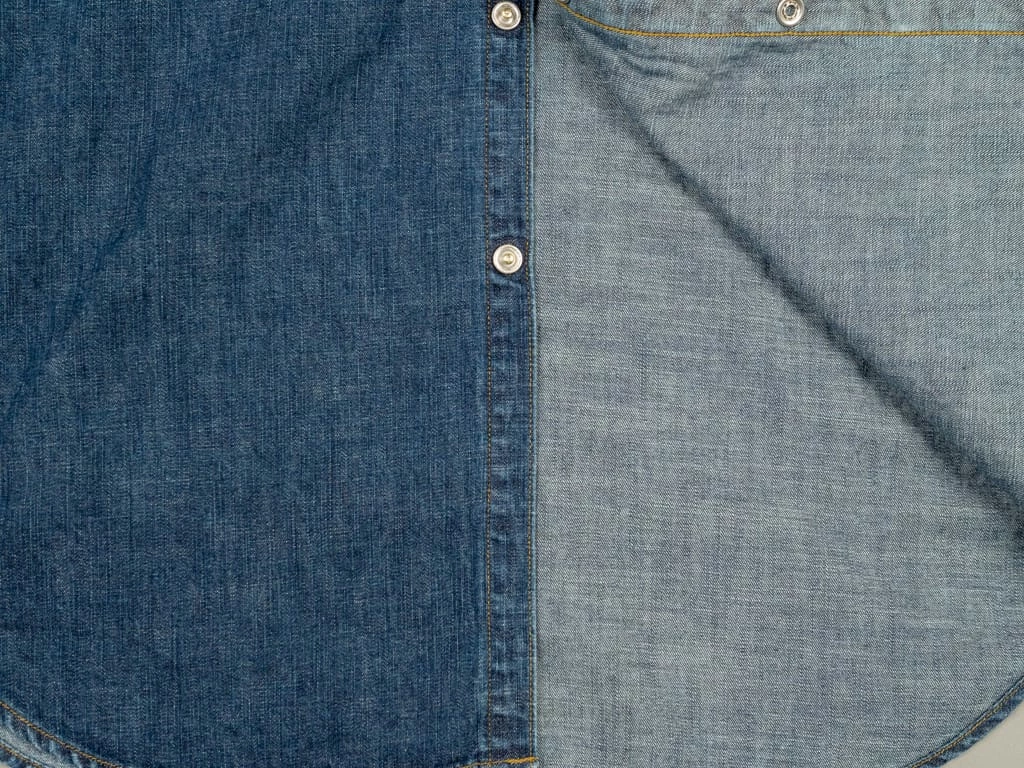 Stevenson Overall Co. Cody Shirt Faded Indigo 16 Stevenson Overall Co. Cody Shirt Faded Indigo