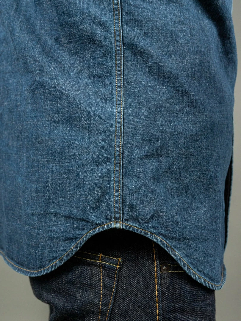 Stevenson Overall Co. Cody Shirt Faded Indigo 10 Stevenson Overall Co. Cody Shirt Faded Indigo