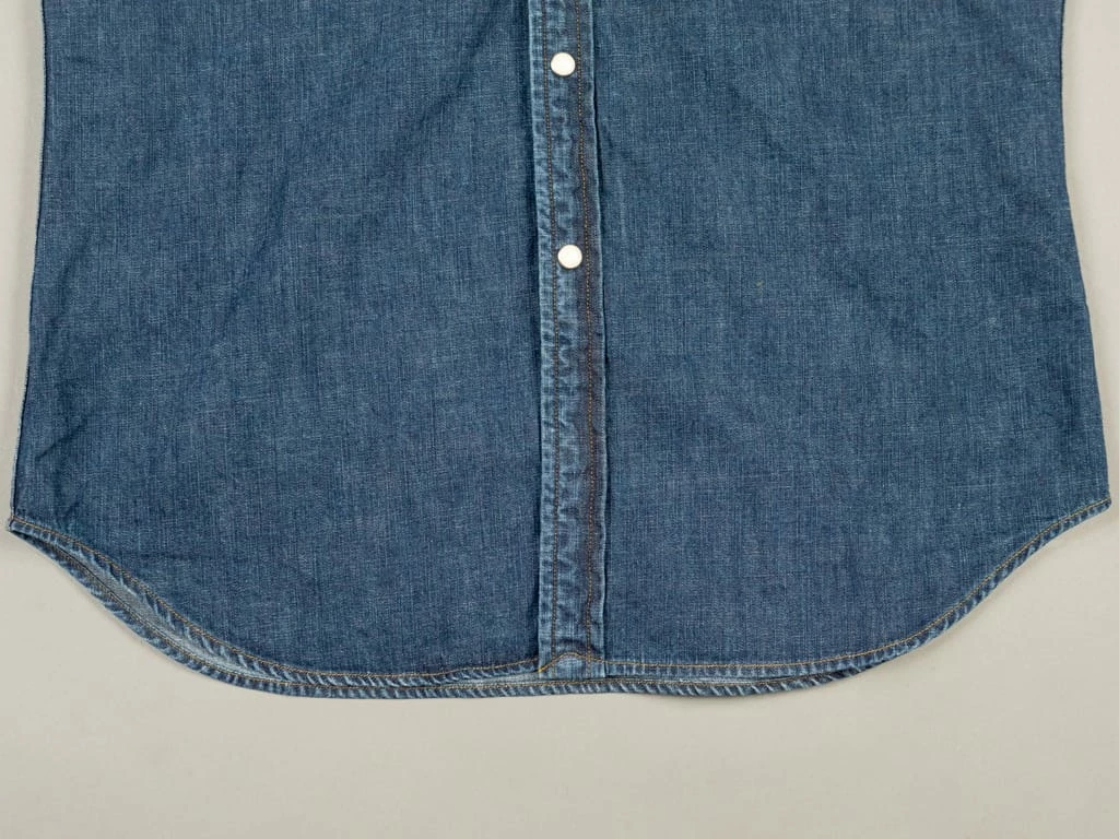 Stevenson Overall Co. Cody Shirt Faded Indigo 15 Stevenson Overall Co. Cody Shirt Faded Indigo