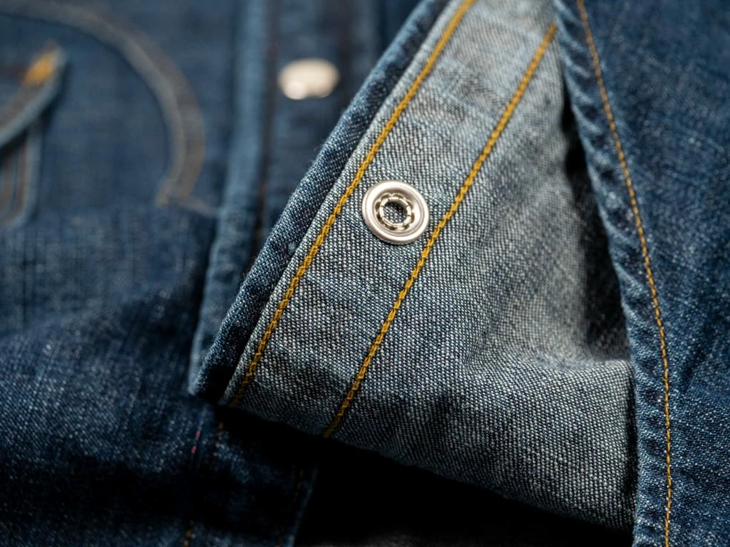 Stevenson Overall Co. Cody Shirt Faded Indigo 29 Stevenson Overall Co. Cody Shirt Faded Indigo