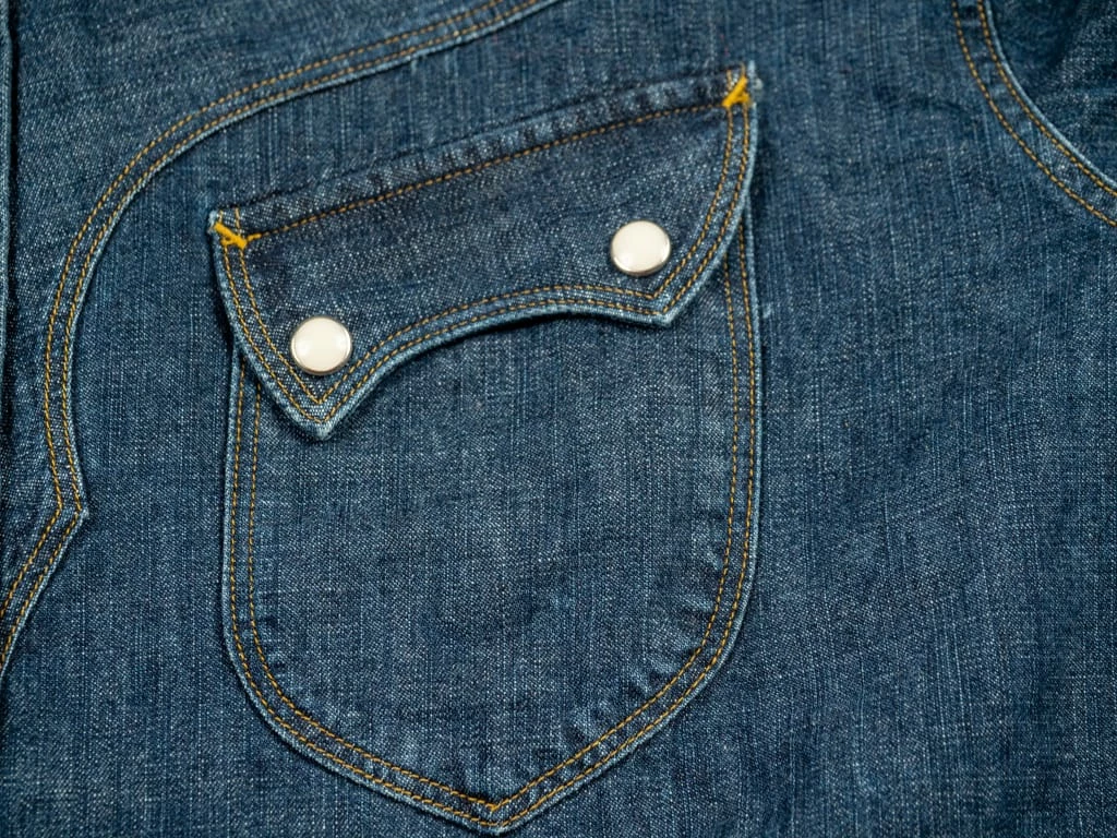 Stevenson Overall Co. Cody Shirt Faded Indigo 20 Stevenson Overall Co. Cody Shirt Faded Indigo