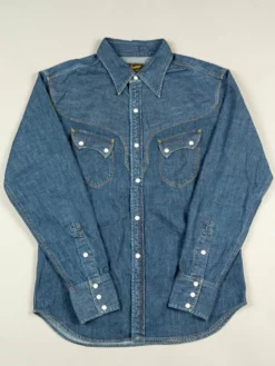 Stevenson Overall Co. Cody Shirt Faded Indigo 38 Stevenson Overall Co. Cody Shirt Faded Indigo