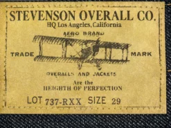 Stevenson Overall Co. Ventura 737 Regular Straight Leg Jeans