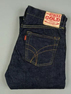 The Strike Gold 5105 15oz Slub Grey Weft Slim Straight Jeans