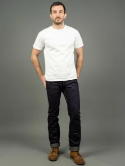 The Strike Gold 5105 15oz Slub Grey Weft Slim Straight Jeans