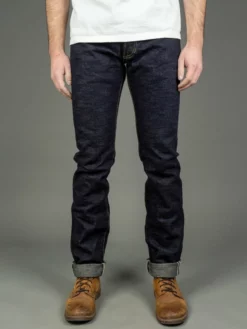 The Strike Gold 5105 15oz Slub Grey Weft Slim Straight Jeans