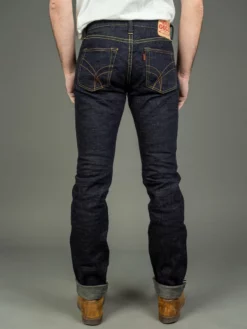 The Strike Gold 5105 15oz Slub Grey Weft Slim Straight Jeans
