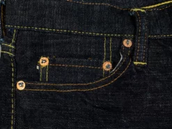 The Strike Gold 5105 15oz Slub Grey Weft Slim Straight Jeans