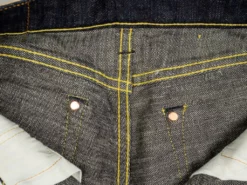 The Strike Gold 5105 15oz Slub Grey Weft Slim Straight Jeans