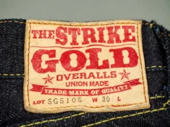The Strike Gold 5105 15oz Slub Grey Weft Slim Straight Jeans