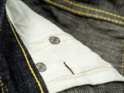 The Strike Gold 5105 15oz Slub Grey Weft Slim Straight Jeans