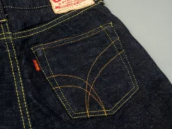 The Strike Gold 5105 15oz Slub Grey Weft Slim Straight Jeans