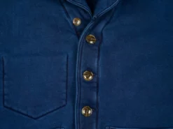 The Strike Gold Indigo Loopwheeled Shawl Collar Cardigan 42 The Strike Gold Indigo Loopwheeled Shawl Collar Cardigan