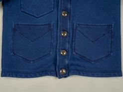 The Strike Gold Indigo Loopwheeled Shawl Collar Cardigan 43 The Strike Gold Indigo Loopwheeled Shawl Collar Cardigan