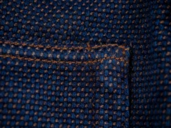 STUDIO D´ARTISAN Studio D'Artisan 1831 Kakishibu Sashiko Tight Straight Jeans
