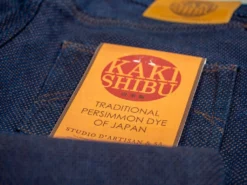 STUDIO D´ARTISAN Studio D'Artisan 1831 Kakishibu Sashiko Tight Straight Jeans