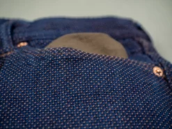 STUDIO D´ARTISAN Studio D'Artisan 1831 Kakishibu Sashiko Tight Straight Jeans