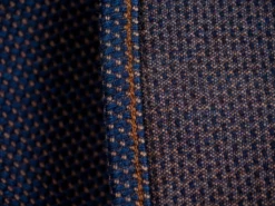 STUDIO D´ARTISAN Studio D'Artisan 1831 Kakishibu Sashiko Tight Straight Jeans