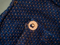 STUDIO D´ARTISAN Studio D'Artisan 1831 Kakishibu Sashiko Tight Straight Jeans