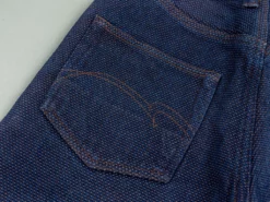 STUDIO D´ARTISAN Studio D'Artisan 1831 Kakishibu Sashiko Tight Straight Jeans