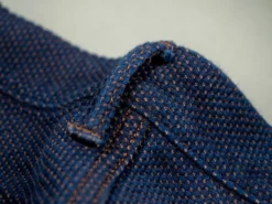 STUDIO D´ARTISAN Studio D'Artisan 1831 Kakishibu Sashiko Tight Straight Jeans