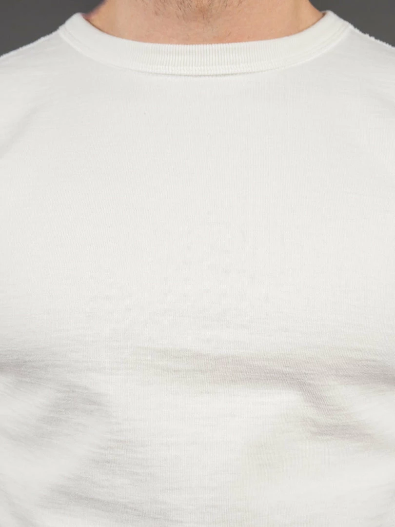 STUDIO D´ARTISAN Studio D'Artisan 9913 Loopwheel T-Shirt White 9 STUDIO D´ARTISAN Studio D'Artisan 9913 Loopwheel T-Shirt White