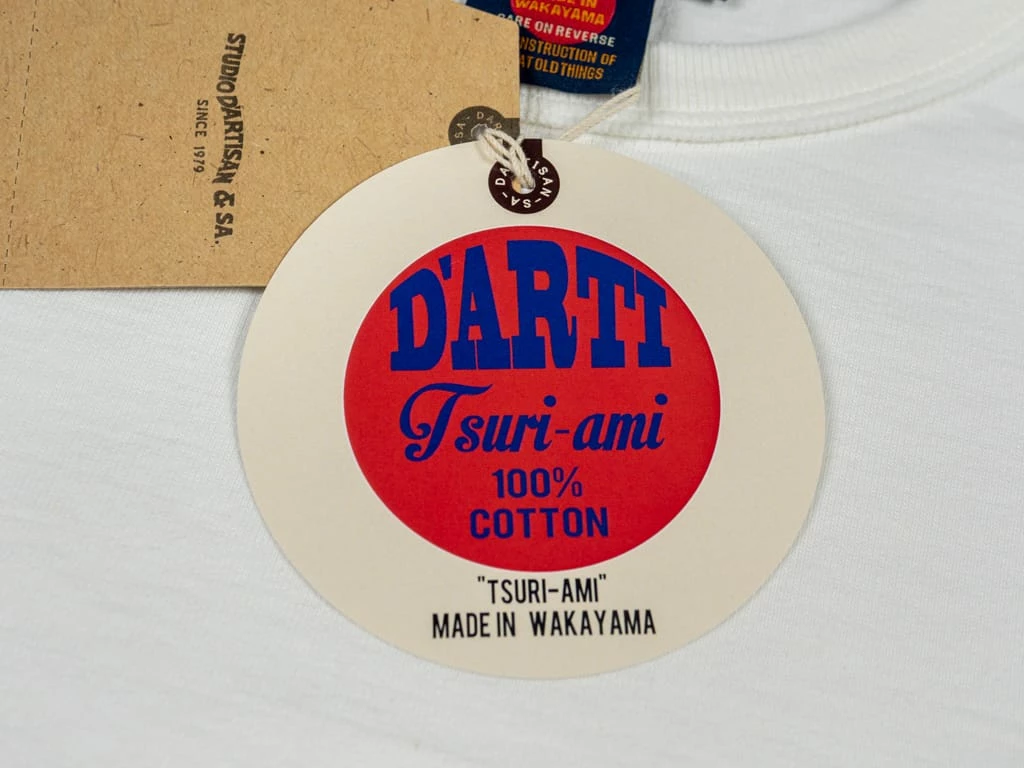 STUDIO D´ARTISAN Studio D'Artisan 9913 Loopwheel T-Shirt White 18 STUDIO D´ARTISAN Studio D'Artisan 9913 Loopwheel T-Shirt White