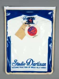 STUDIO D´ARTISAN Studio D'Artisan 9913 Loopwheel T-Shirt White 21 STUDIO D´ARTISAN Studio D'Artisan 9913 Loopwheel T-Shirt White