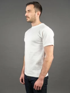 STUDIO D´ARTISAN Studio D'Artisan 9913 Loopwheel T-Shirt White 20 STUDIO D´ARTISAN Studio D'Artisan 9913 Loopwheel T-Shirt White