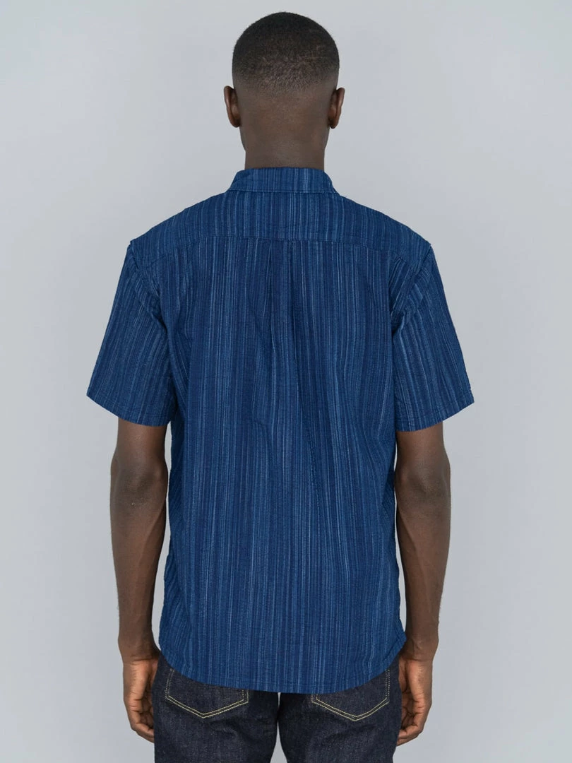 STUDIO D´ARTISAN Studio D'Artisan Indigo Shijira Kasuri Shirt NEW ARRIVALS 4 STUDIO D´ARTISAN Studio D'Artisan Indigo Shijira Kasuri Shirt NEW ARRIVALS