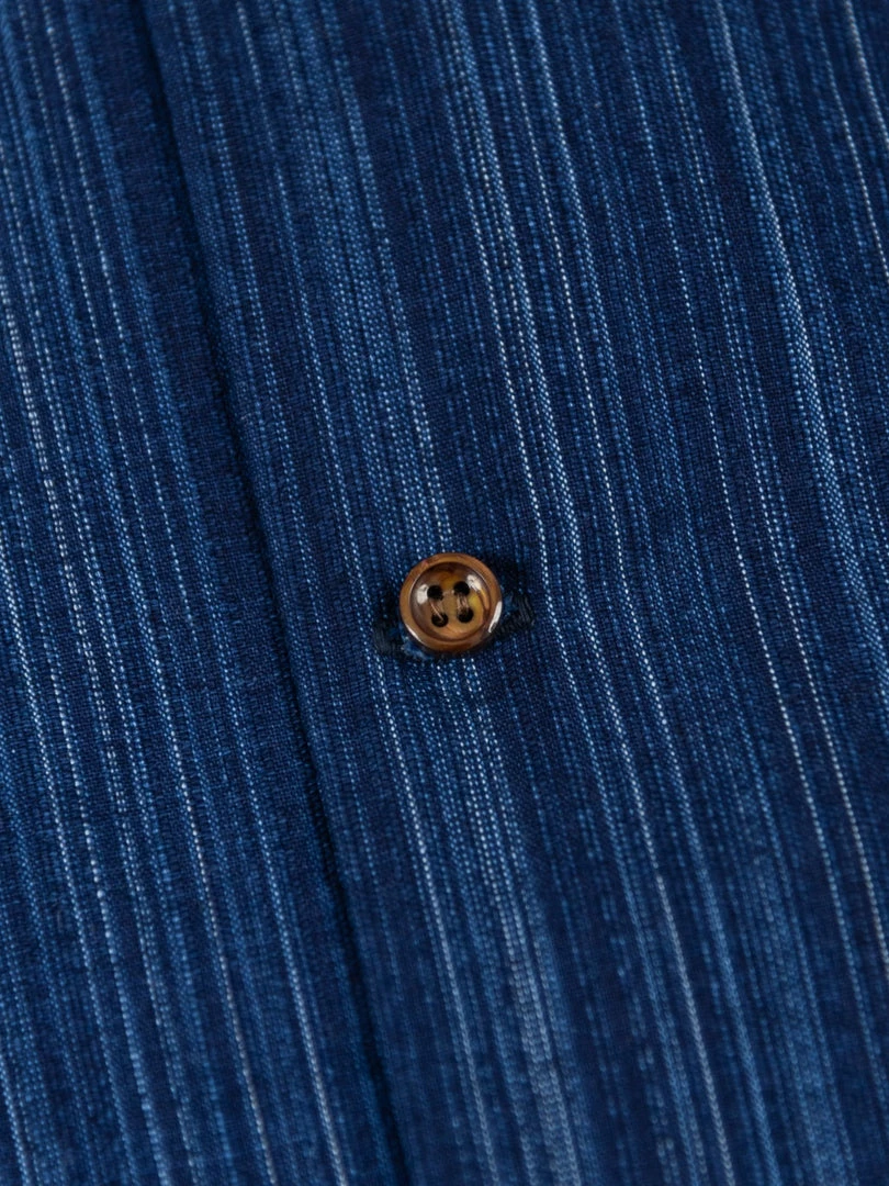 STUDIO D´ARTISAN Studio D'Artisan Indigo Shijira Kasuri Shirt NEW ARRIVALS 19 STUDIO D´ARTISAN Studio D'Artisan Indigo Shijira Kasuri Shirt NEW ARRIVALS