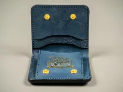STUDIO D´ARTISAN Studio D'artisan Indigo Leather Mini Wallet